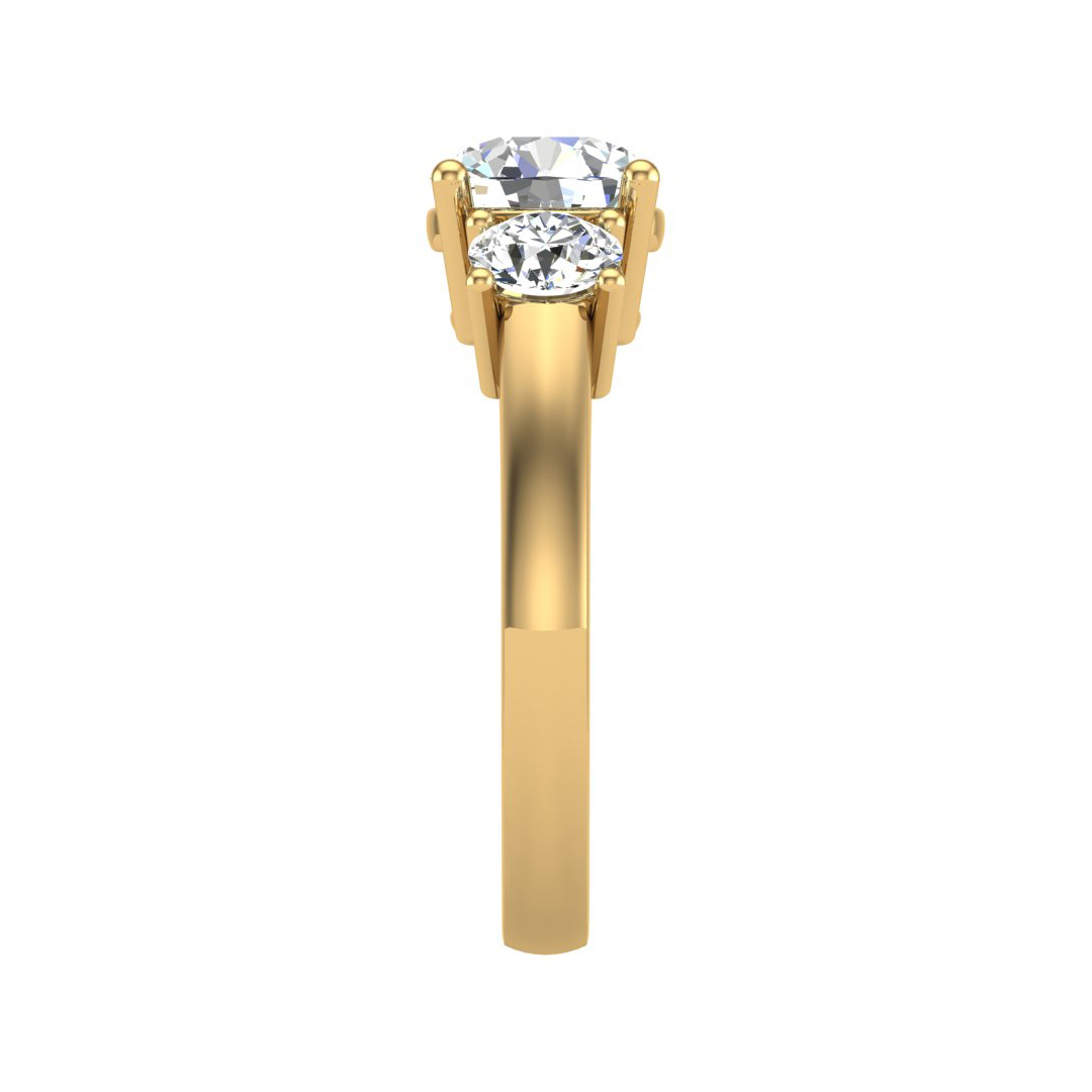 Daleyza Three-Stone Engagement Ring
